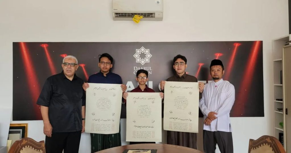 Mahasiswa Fakultas Ushuluddin Mendapatkan Sanad Kaligrafi dari Pakar Kaligrafi Asal Maroko
