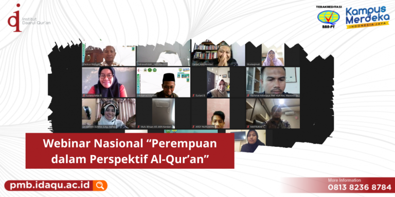 Prodi IAT Fakultas Ushuluddin Idaqu Gelar Webinar Nasional “Perempuan Dalam Perspektif Al-Quran”