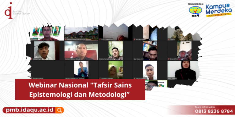 Prodi IAT Fakultas Ushuluddin Menyelenggarakan Webinar Nasional “Tafsir Sains: Epistemologi dan Metodologi”