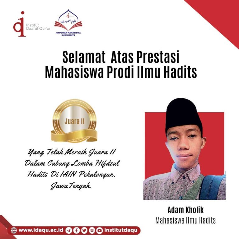 Mahasiswa Fakultas Ushuluddin Prodi Ilmu Hadis Juara Lomba Hifdzul Hadis di IAIN Pekalongan