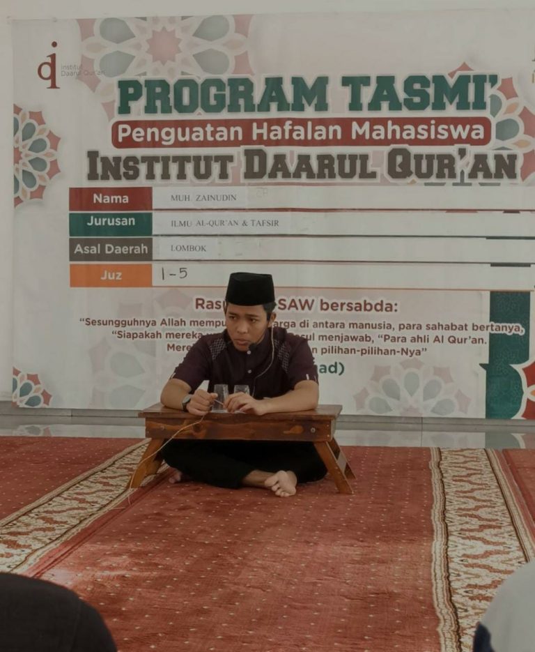 Mahasiswa Fakultas Ushuluddin Kembali Menyelesaikan Tasmi’ Al-Quran 5 Juz
