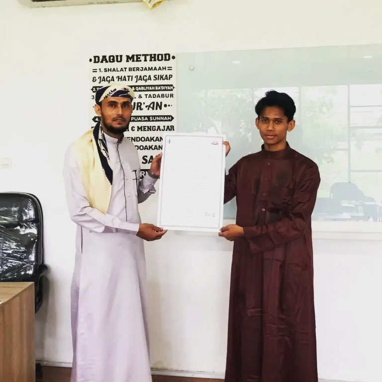 Mahasiswa IAT IDAQU Mendapat Sanad Matan Jazariyyah