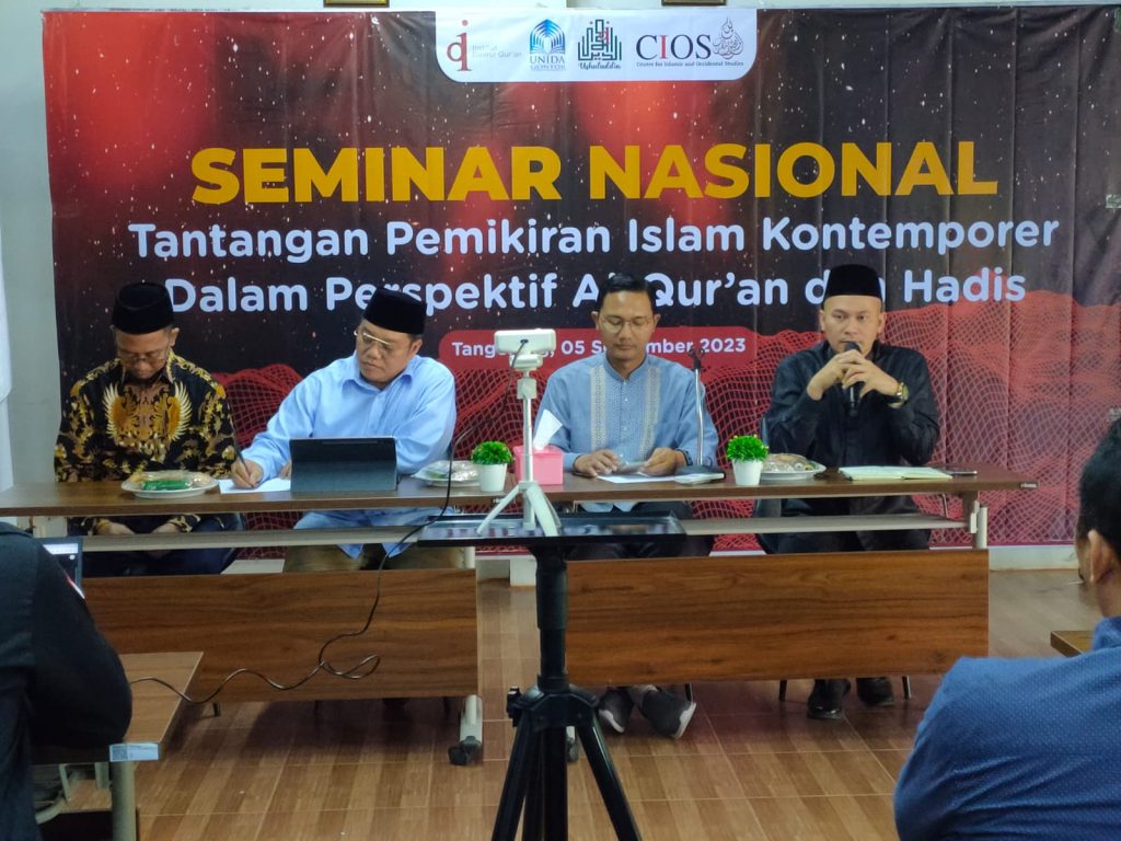 Rektor IDAQU Buka Seminar Nasional Fakultas Ushuluddin tentang Pemikiran Islam Kontemporer