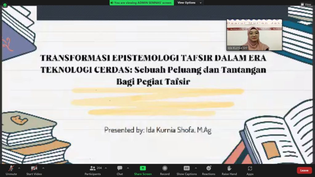 Ida Kurnia Shofa, M.Ag., Dosen Fakultas Ushuluddin IDAQU, Sampaikan Materi Menarik di Seminar UIN Antasari Banjarmasin