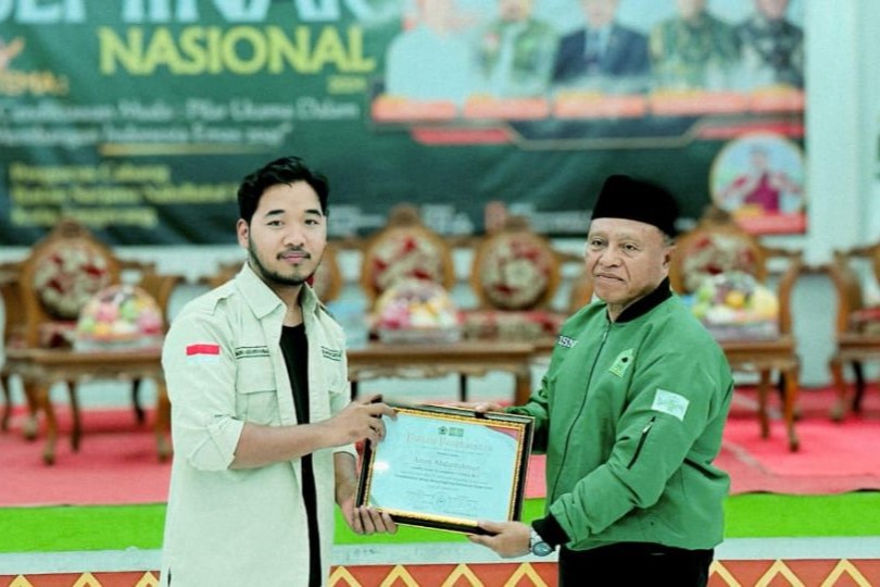 Amin Abdurrahman, Mahasiswa Fakultas Ushuluddin IDAQU Raih Juara 1 Lomba Orasi Kebangsaan di ISNU CUP 2024