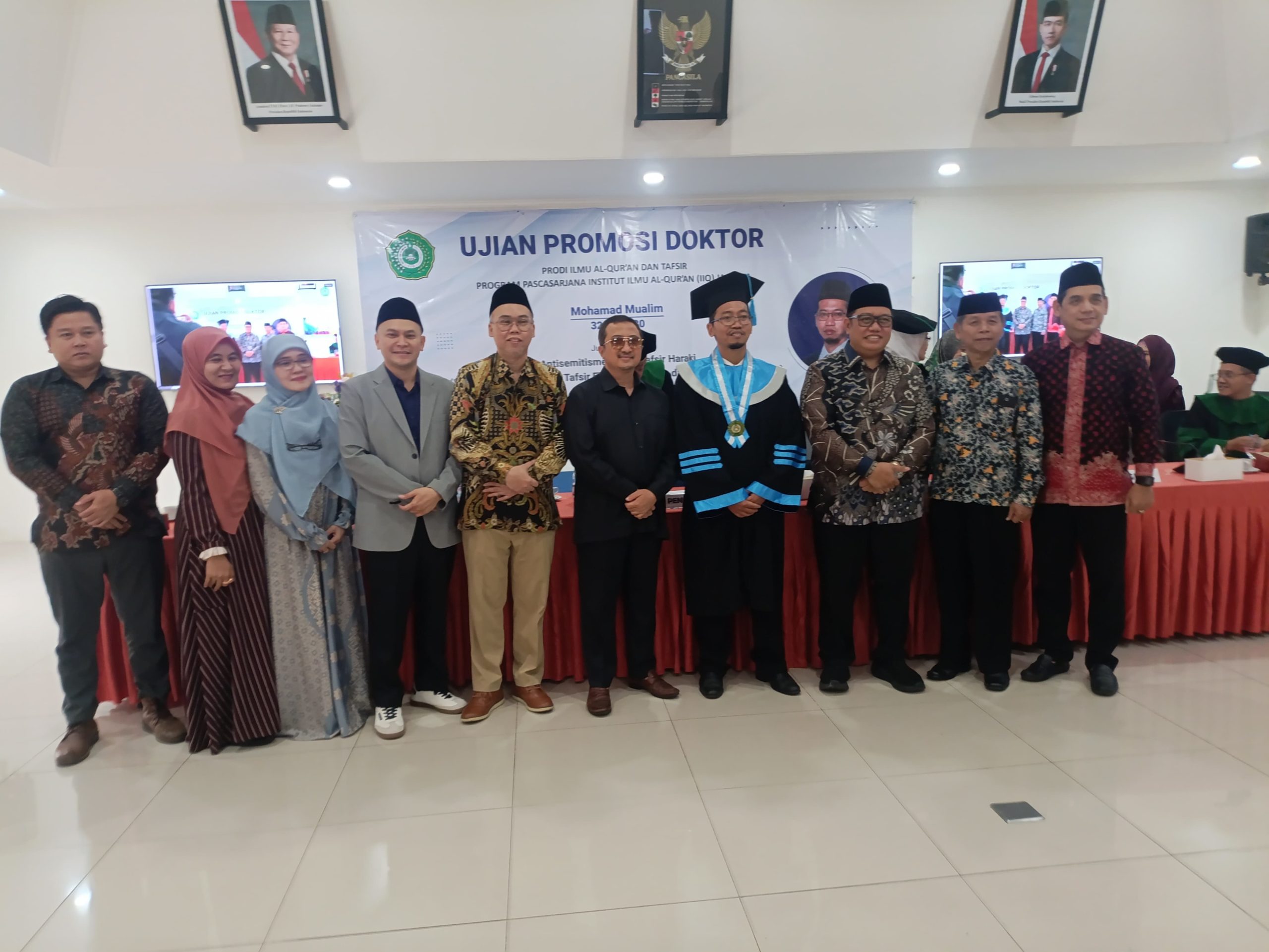 Kebanggaan Bersama! Sidang Doktor Dekan Ushuluddin Dihadiri Pimpinan IDAQU Hingga Pimpinan Daarul Qur’an Indonesia