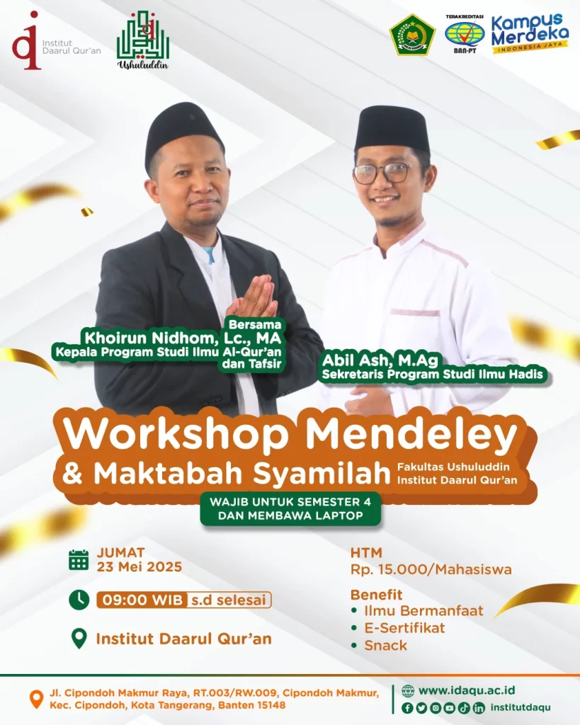 Dekan Ushuluddin IDAQU Isi Materi di Sekolah Dai Indonesia