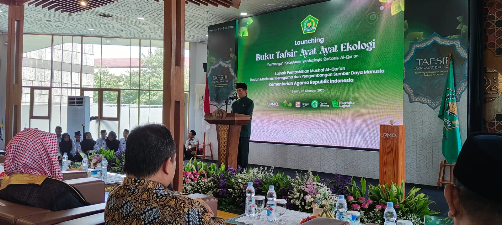 Dekan Fakultas Ushuluddin IDAQU Hadiri Launching Buku Tafsir Ayat-Ayat Ekologi Kementerian Agama RI